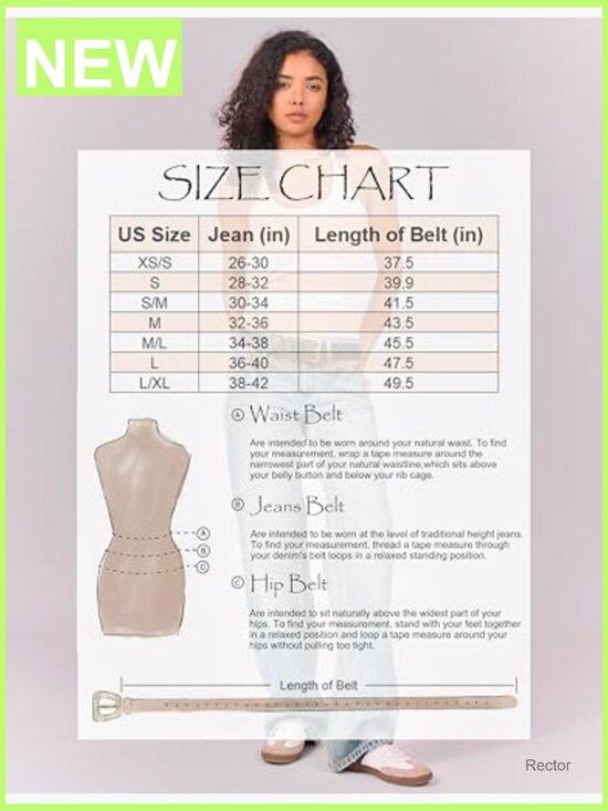 Genuine Leather Wide Belt for Jeans - Cowgirl Style main image 5